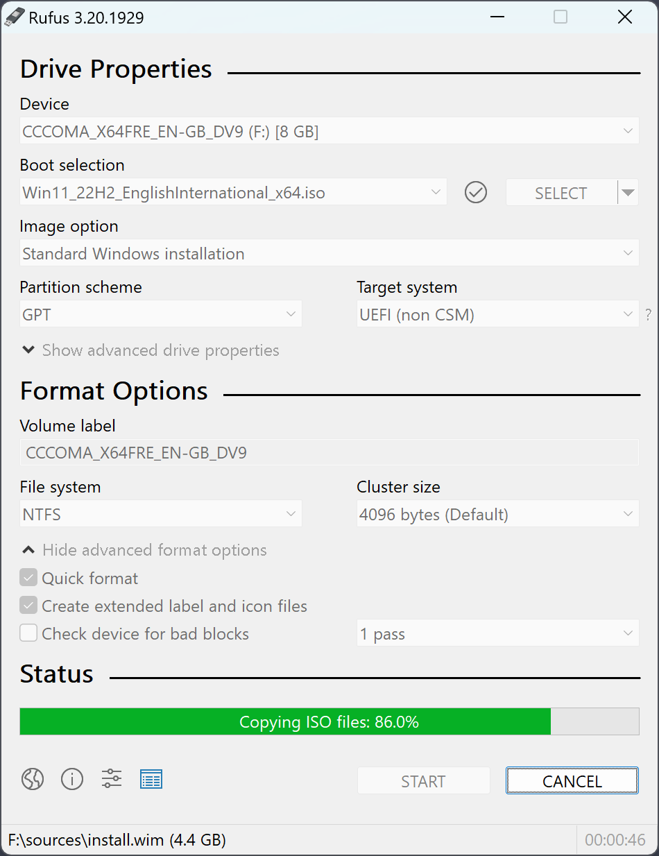 Rufus - Create bootable USB drives easy