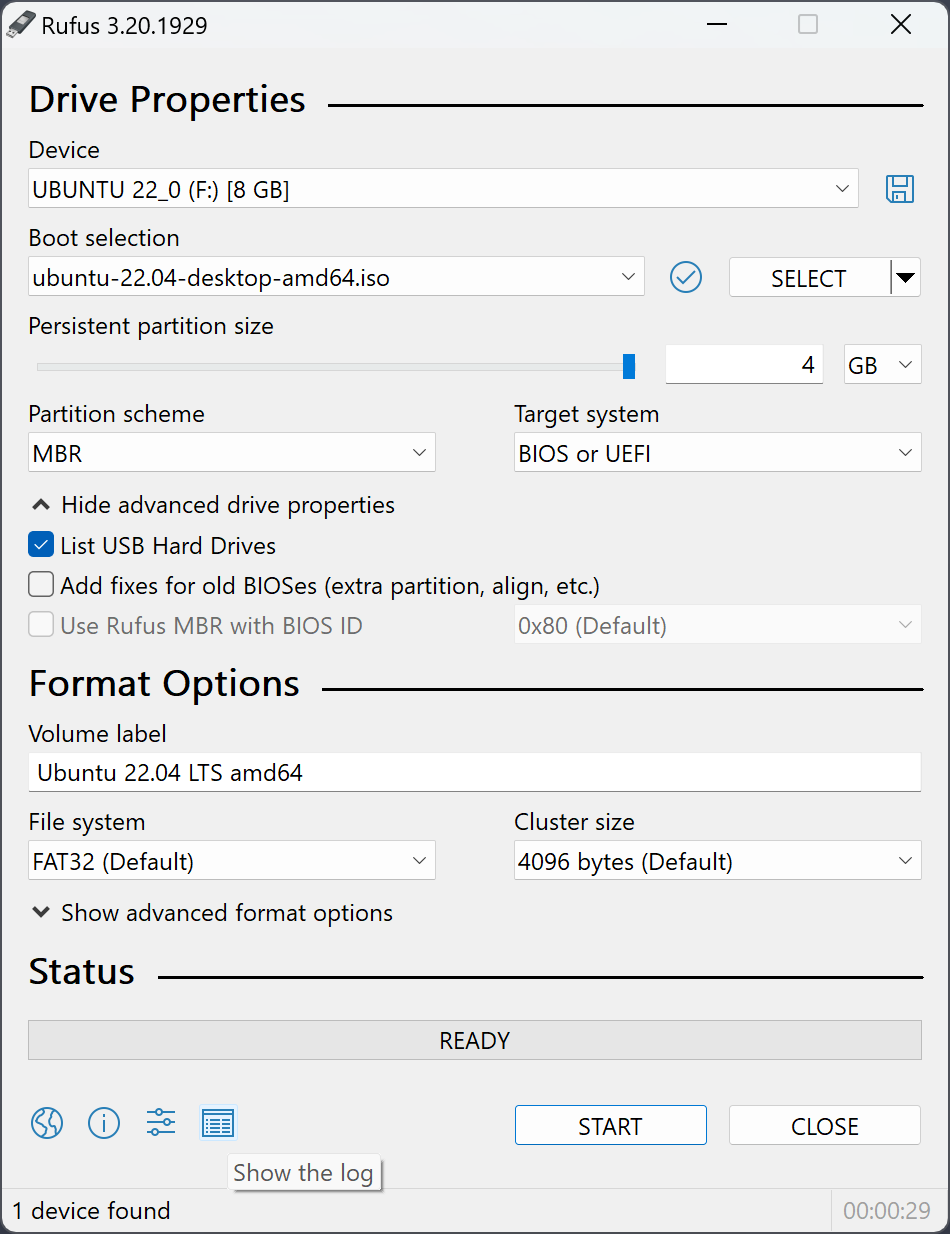 rufus for linux ubunti