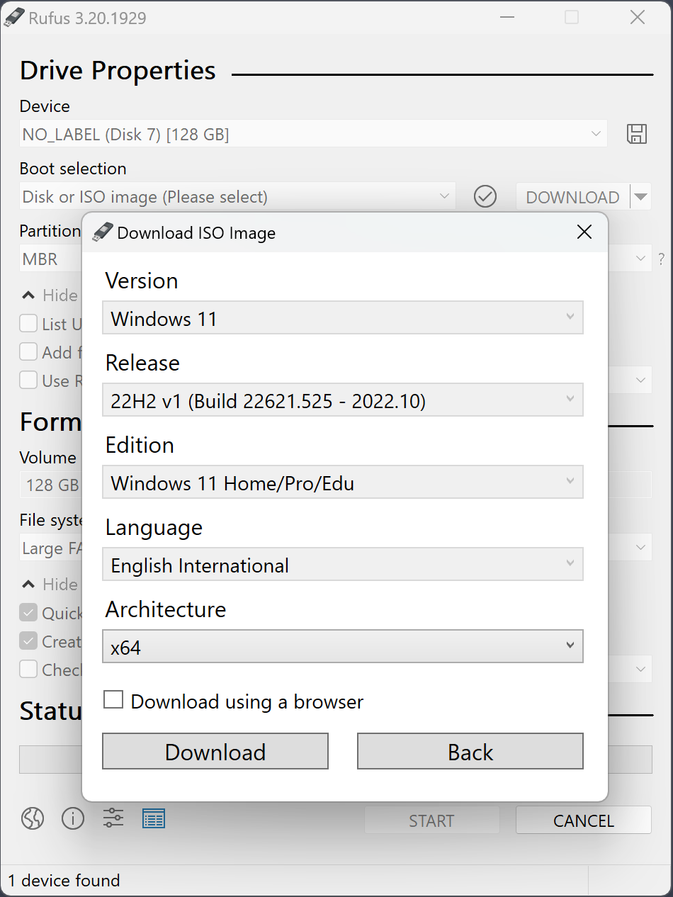 download rufus 64 bit windows 7